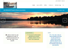 Tablet Screenshot of lakemiramichi.com